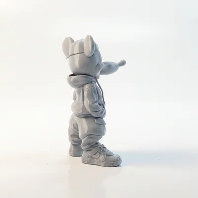 Mô hình Mickey Mouse phong cách Streetwear 3D cực chất