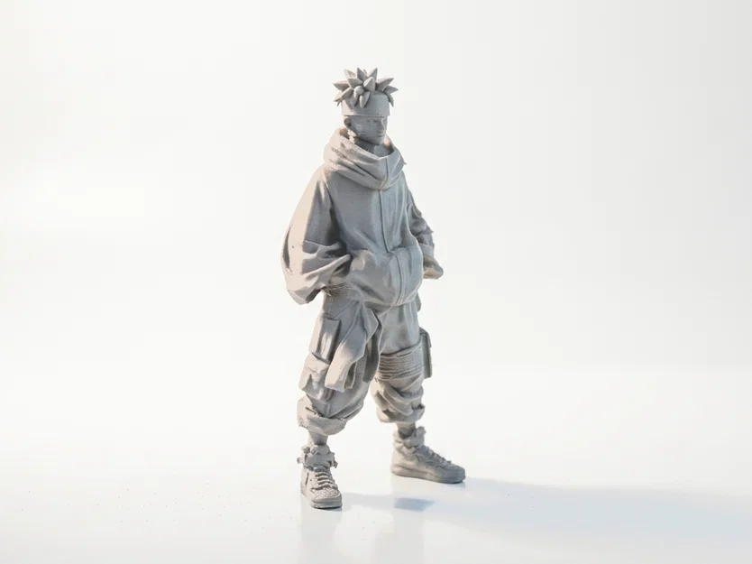 Mô hình Naruto phong cách đường phố - File 3D in ấn chi tiết - Image 2