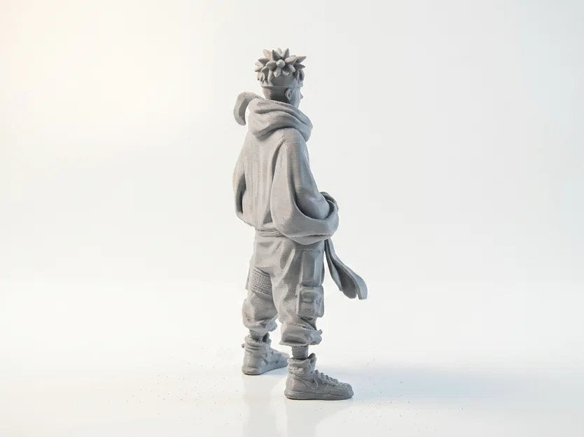 Mô hình Naruto phong cách đường phố - File 3D in ấn chi tiết - Image 3