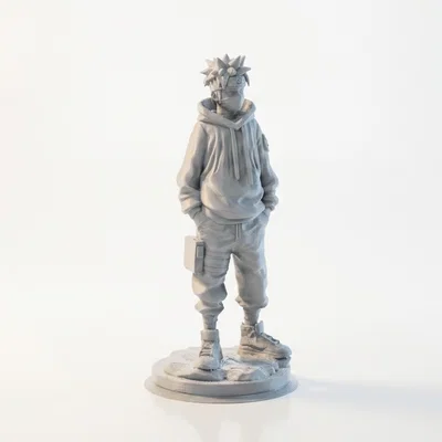 Mô Hình Tượng Naruto Phong Cách Đường Phố Đồ Chơi Anime In 3D