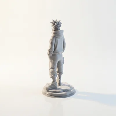 Mô Hình Tượng Naruto Phong Cách Đường Phố Đồ Chơi Anime In 3D