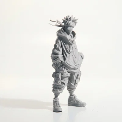 Mô hình Naruto Uzumaki phong cách đường phố - File in 3D