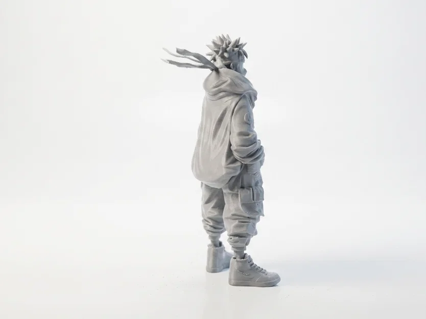 Mô hình Naruto Uzumaki phong cách đường phố - File in 3D - Image 3