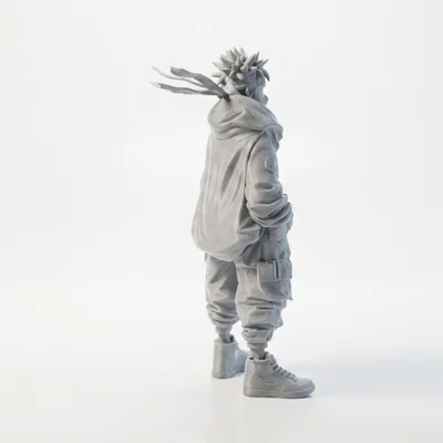 Mô hình Naruto Uzumaki phong cách đường phố - File in 3D
