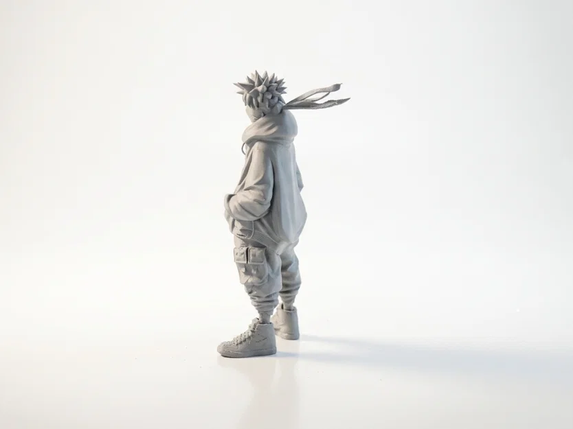 Mô hình Naruto Uzumaki phong cách đường phố - File in 3D - Image 4