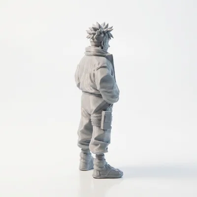 Mô hình 3D Street Naruto phong cách Anime in 3D