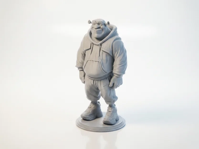 Tượng Shrek Phong Cách Đường Phố - Mô hình 3D in ấn cực chất - Image 1