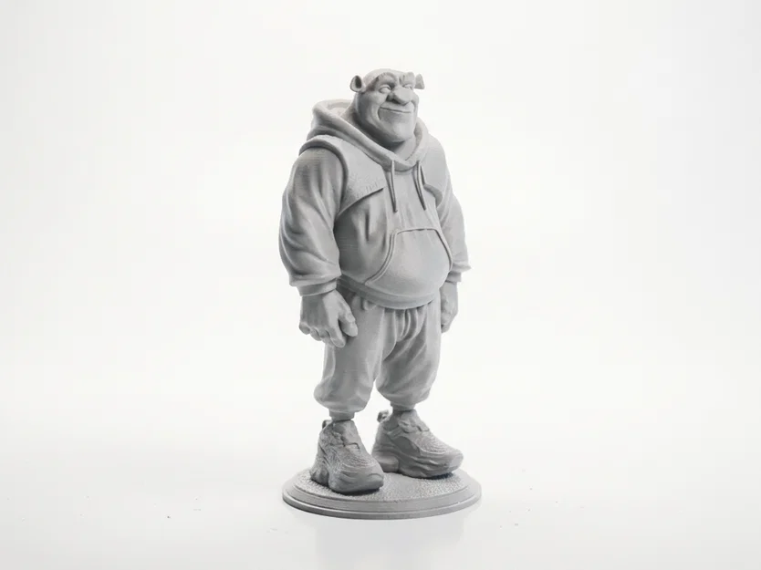 Tượng Shrek Phong Cách Đường Phố - Mô hình 3D in ấn cực chất - Image 2