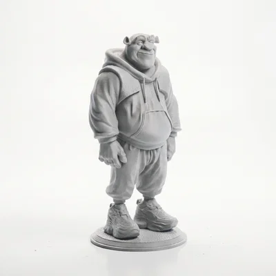 Tượng Shrek Phong Cách Đường Phố - Mô hình 3D in ấn cực chất