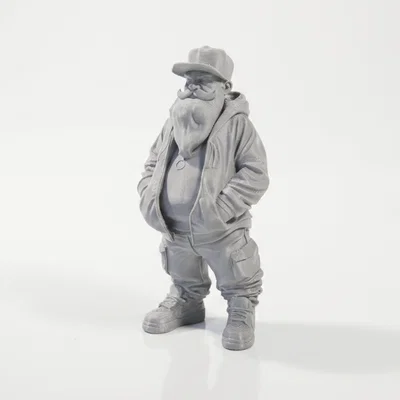 Mô hình ông già Noel phong cách đường phố cực chất - Bản in 3D