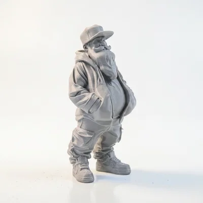 Mô hình ông già Noel phong cách đường phố cực chất - Bản in 3D