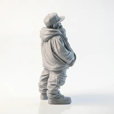 Mô hình ông già Noel phong cách đường phố cực chất - Bản in 3D