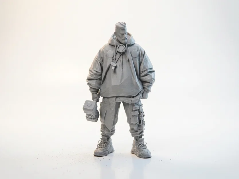 Mô hình Thor phong cách Streetwear - File 3D in ấn - Image 2