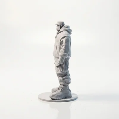 Mô hình tượng Thor phong cách Streetwear - Đồ trang trí thần thoại hiện đại (STL)
