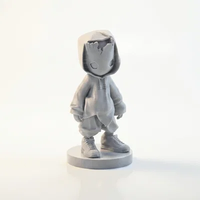 Mô hình Groot phong cách đường phố - Tượng in 3D cá tính