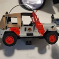 Giá treo tường độc đáo cho mô hình LEGO Jurassic Park Jeep Wrangler - Thumbnail 1