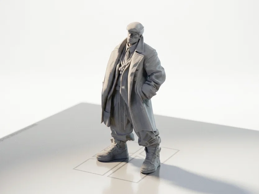 Mô hình nhân vật phong cách đường phố - Street Figure 3D Printable - Image 1