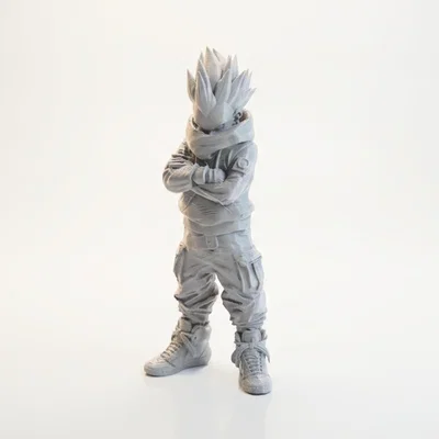 Mô Hình In 3D Street Vegeta Phong Cách Đường Phố