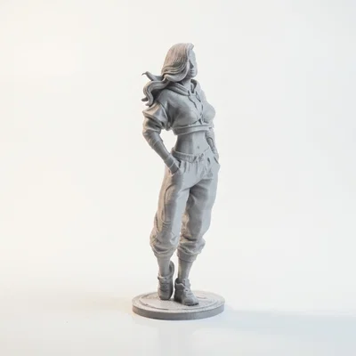 Mô hình Wonderwoman phong cách đường phố - File 3D in ấn