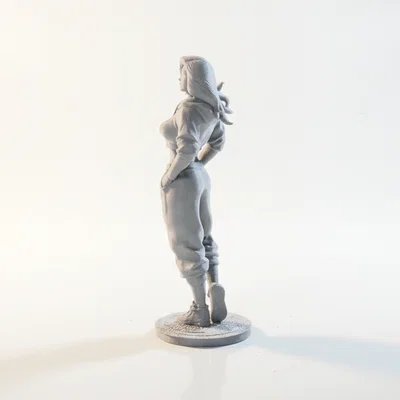 Mô hình Wonderwoman phong cách đường phố - File 3D in ấn