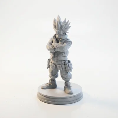 Mô hình Street Vegeta 3D - Đồ chơi Anime sưu tầm in 3D