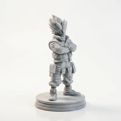 Mô hình Street Vegeta 3D - Đồ chơi Anime sưu tầm in 3D