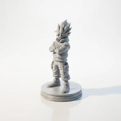 Mô hình Street Vegeta 3D - Đồ chơi Anime sưu tầm in 3D