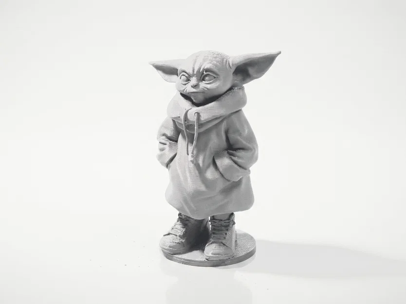 Mô hình Yoda phong cách đường phố - File 3D in ấn chất lượng cao - Image 1