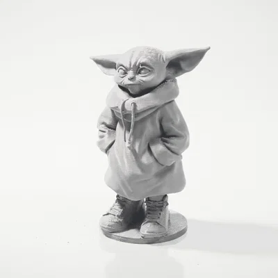Mô hình Yoda phong cách đường phố - File 3D in ấn chất lượng cao