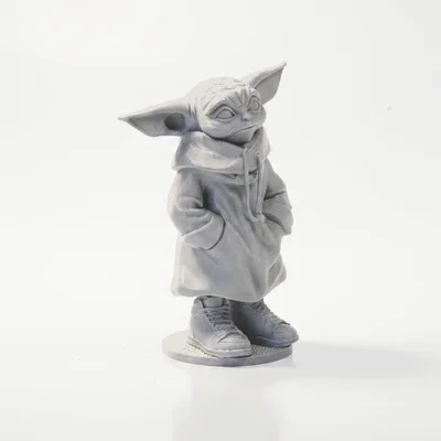 Mô hình Yoda phong cách đường phố - File 3D in ấn chất lượng cao