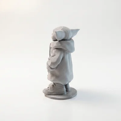 Mô hình Yoda phong cách đường phố - File 3D in ấn chất lượng cao
