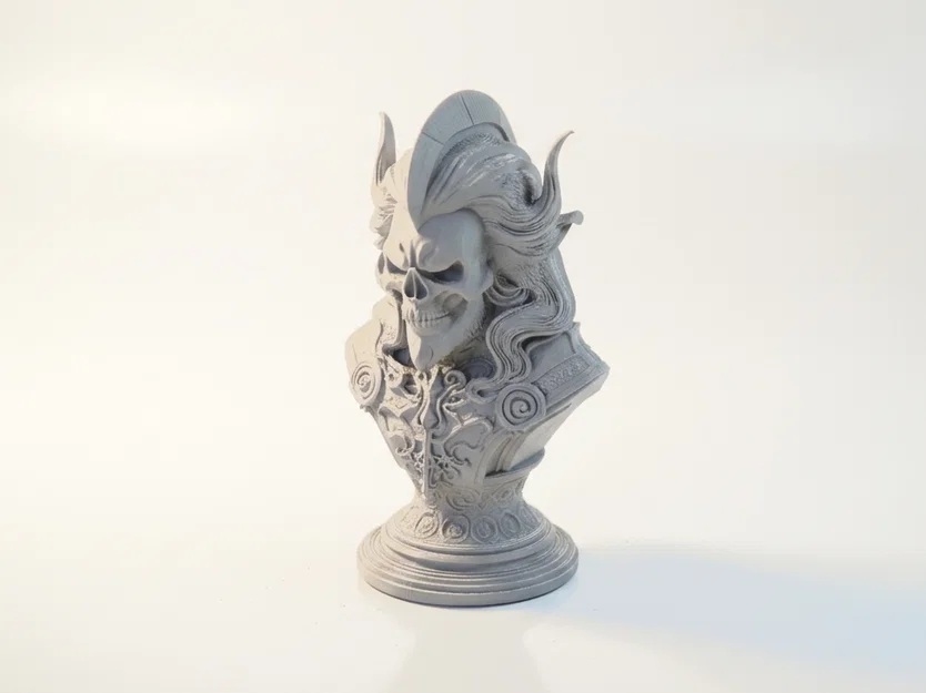 Tượng Bán Thân Đầu Lâu Aquaman Phong Cách Gothic (In 3D) - Image 1