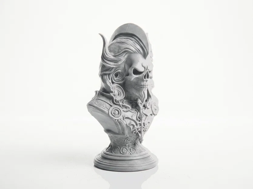 Tượng Bán Thân Đầu Lâu Aquaman Phong Cách Gothic (In 3D) - Image 2