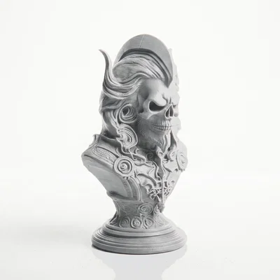 Tượng Bán Thân Đầu Lâu Aquaman Phong Cách Gothic (In 3D)