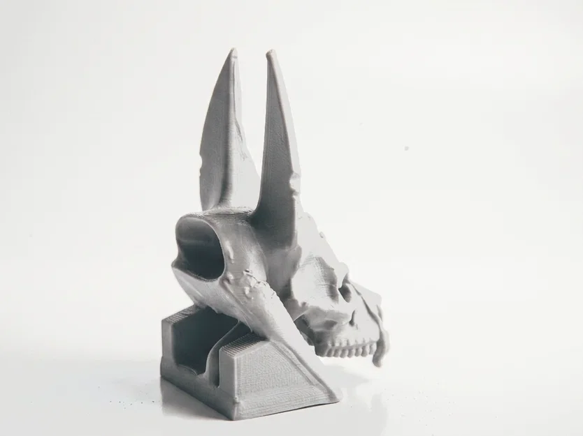 Mô hình Đầu lâu thần Anubis - Điêu khắc thần thoại Ai Cập 3D - Image 3