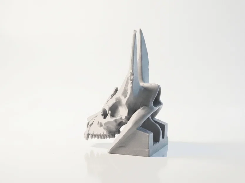 Mô hình Đầu lâu thần Anubis - Điêu khắc thần thoại Ai Cập 3D - Image 4