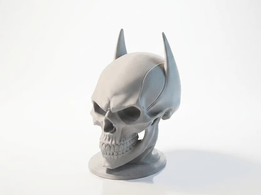 Mô hình điêu khắc đầu lâu Batman phong cách Gothic (File in 3D) - Image 1