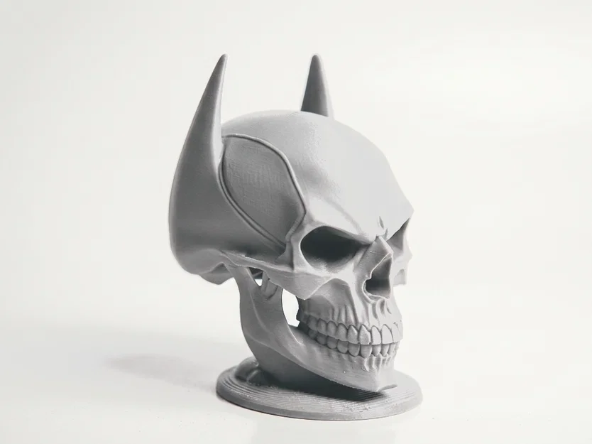 Mô hình điêu khắc đầu lâu Batman phong cách Gothic (File in 3D) - Image 2