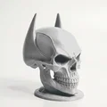 Mô hình điêu khắc đầu lâu Batman phong cách Gothic (File in 3D) - Thumbnail 2
