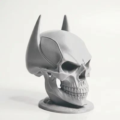Mô hình điêu khắc đầu lâu Batman phong cách Gothic (File in 3D)