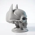 Mô hình điêu khắc đầu lâu Batman phong cách Gothic (File in 3D) - Thumbnail 3