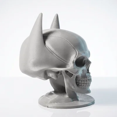 Mô hình điêu khắc đầu lâu Batman phong cách Gothic (File in 3D)