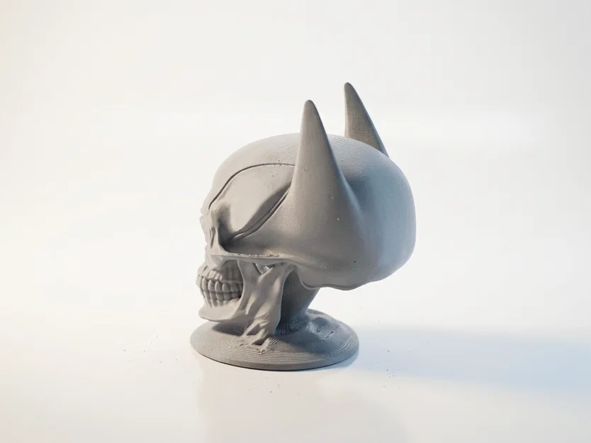 Mô hình điêu khắc đầu lâu Batman phong cách Gothic (File in 3D) - Image 4