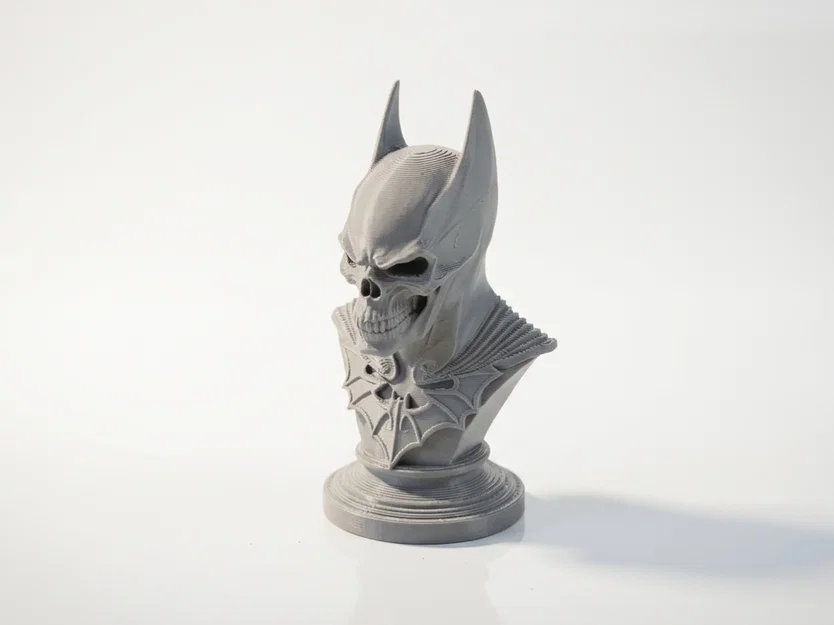 Tượng Đầu Lâu Batman Phong Cách Gothic - Mô Hình In 3D Độc Đáo - Image 1