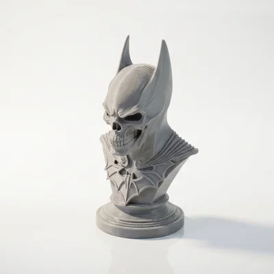 Tượng Đầu Lâu Batman Phong Cách Gothic - Mô Hình In 3D Độc Đáo