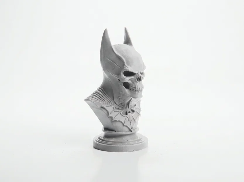 Tượng Đầu Lâu Batman Phong Cách Gothic - Mô Hình In 3D Độc Đáo - Image 2