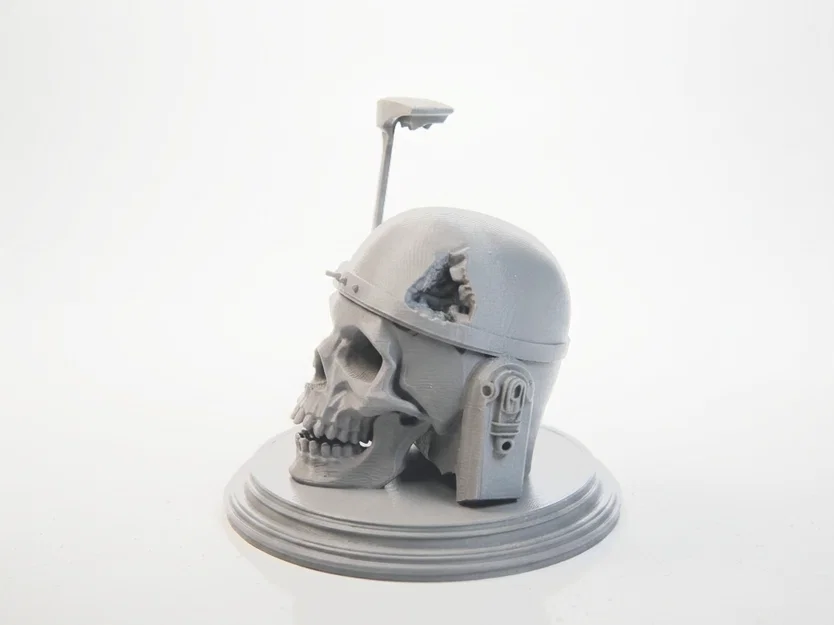 Mô hình 3D Đầu Lâu Boba Fett - Star Wars (STL File) - Image 1