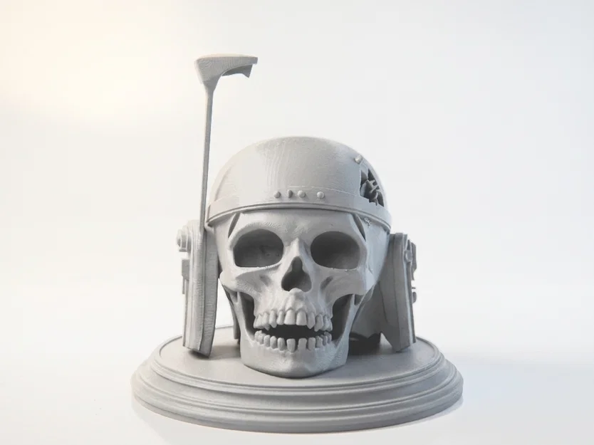 Mô hình 3D Đầu Lâu Boba Fett - Star Wars (STL File) - Image 2