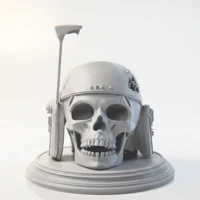 Mô hình 3D Đầu Lâu Boba Fett - Star Wars (STL File)
