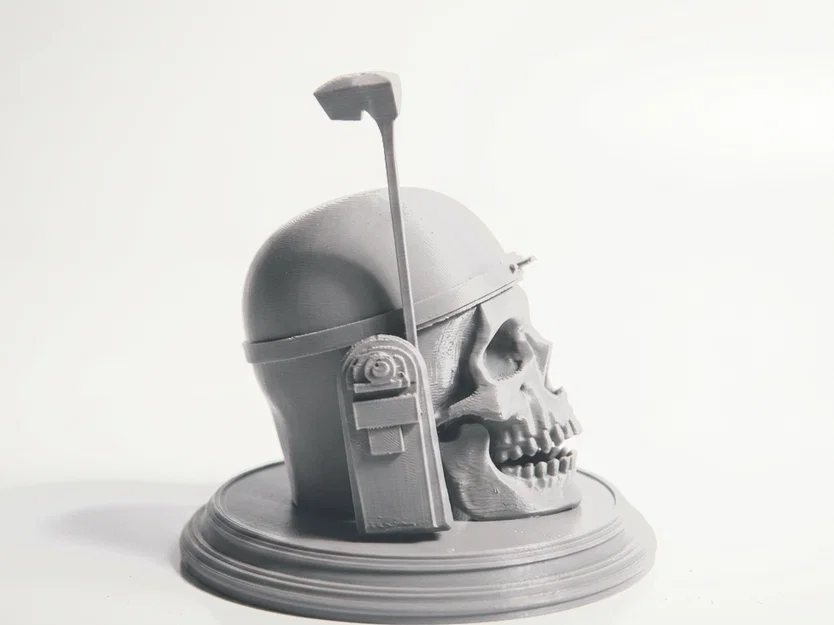 Mô hình 3D Đầu Lâu Boba Fett - Star Wars (STL File) - Image 3